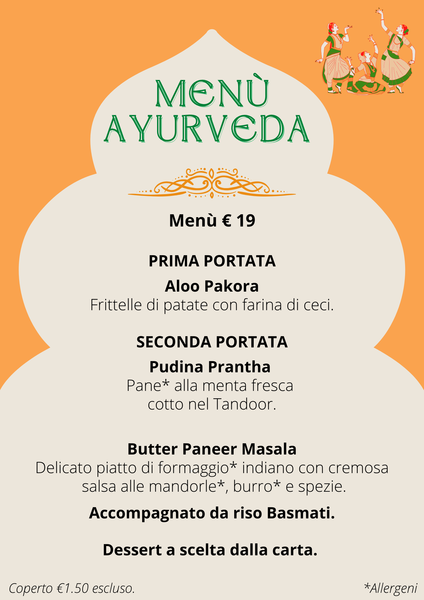 Menù Ayurveda