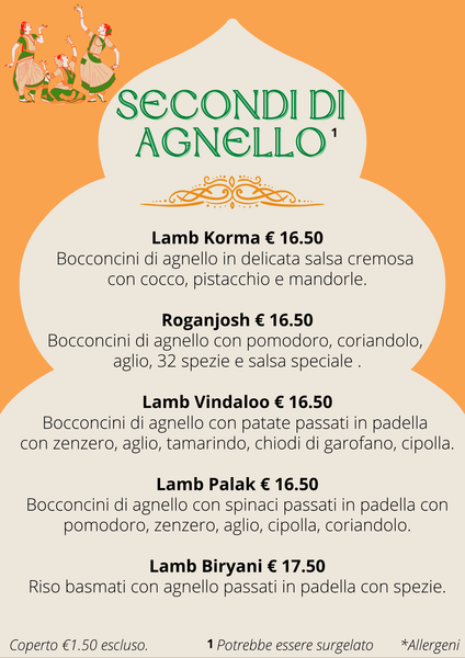Secondi di Agnello