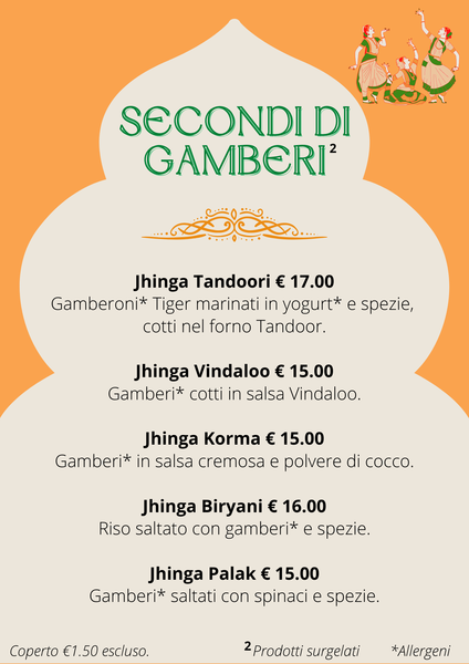Secondi di Gamberi